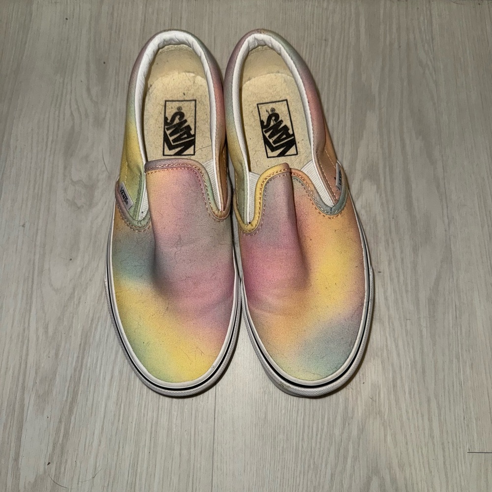 Vans Multicolor Tie-Dye Slip-On Shoes